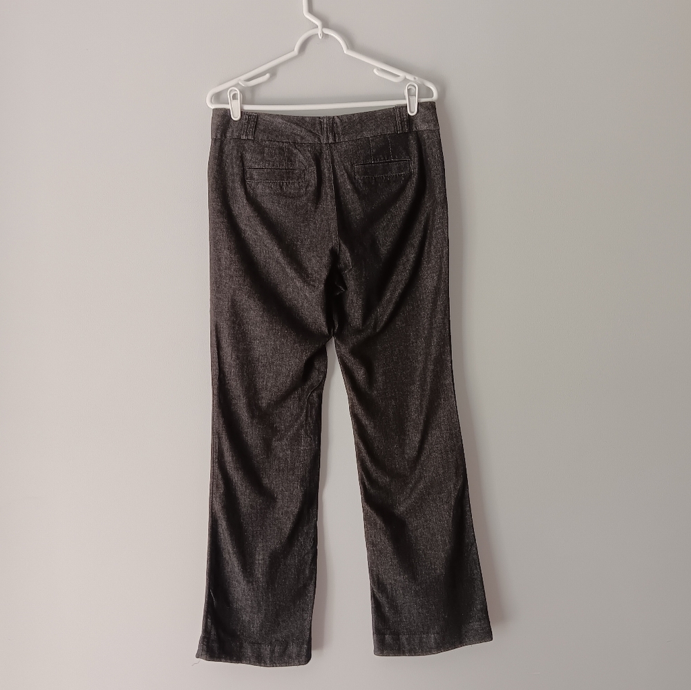 Banana Republic Martin Fit Cotton Novelty Denim Mid-Rise Dark Grey Pant Size 10R - Picture 3 of 15
